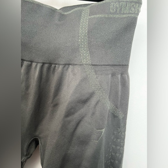 Gymshark Charcoal Leggings Tummy Control Band - Picture 2 of 5